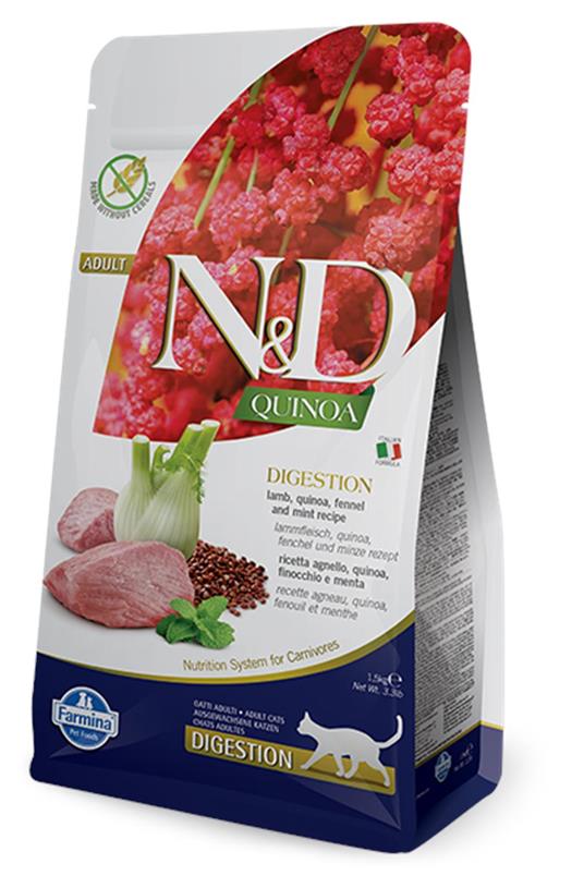 N&D Quinoa Cat Digest Lamb&Fennel 5kg