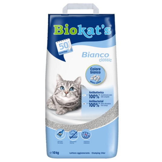 GIMPET PESEK ZA MUCE BIOKATS BIANCO CLASSIC 10 KG