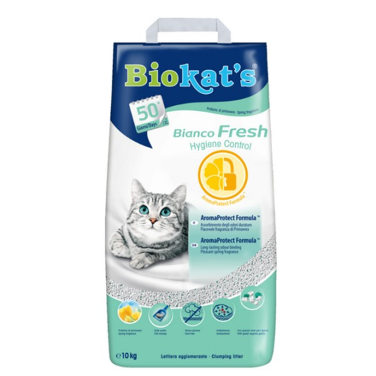 GIMPET BIOKATS BIANCO FRESH HYGIENE CONTROL 10 kg