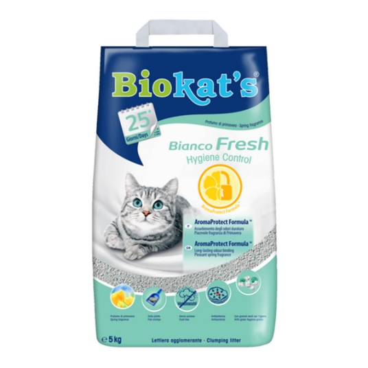 GIMCAT BIOKATS BIANCO FRESH HYGIENE CONTROL 5 kg