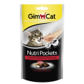 GIMCAT NUTRI POCKETS GOVEDINA + MALT 60 g (12)