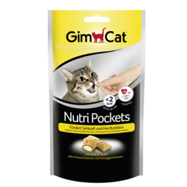 GIMCAT NUTRI POCKETS SIR + TAURIN 60 g