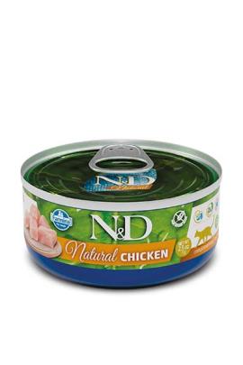N&D Can Cat Natural Chicken 70g (30)