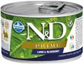 N&D Can Dog Prime Lamb & Blueberry Mini 140g (6)