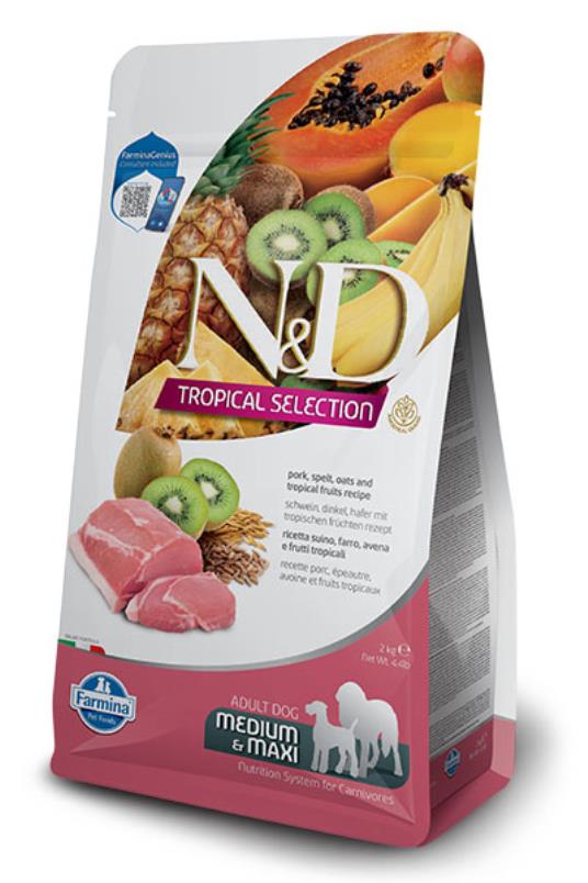 N&D Dog Tropical Selection Pork Adult MD&MX 10kg