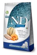 N&D Ocean Fish Dog GF PM Cod &Cantaloupe Melon Puppy MD&MX 2,5kg