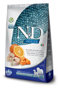 N&D Ocean Fish Dog GF PM Codfish&Orange Adult MD&MX 2,5kg