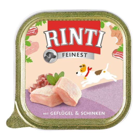 RINTI FEINEST, alu perutnina&šunka 150g (11)