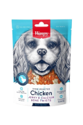 Wanpy Dog Chicken Jerky & Calcium Bone Twists 100g